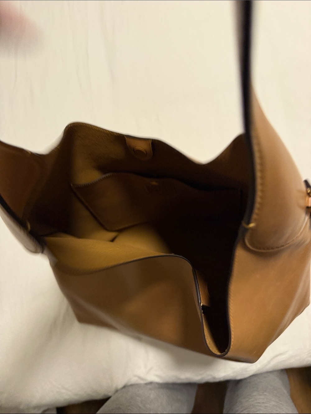 Coach Brooklyn 39 Tan Leather Shoulder Tote - Picture 14 of 16
